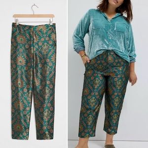 Maeve by Anthropologie motif trouser pants
